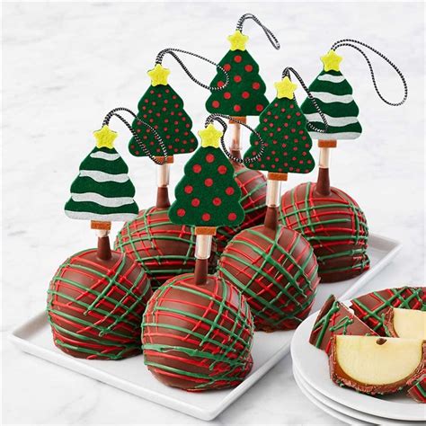 Christmas Tree Caramel Apple Gift, Set of 6 | Mrs Prindables