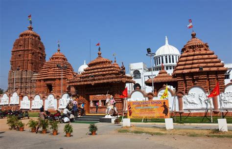 Front Entrance Puri Jagannath Temple, Hyderabad Editorial Photo - Image ...