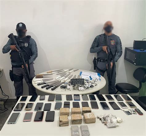 Policiais Penais Apreendem Drogas Facas E Celulares Em Revista De