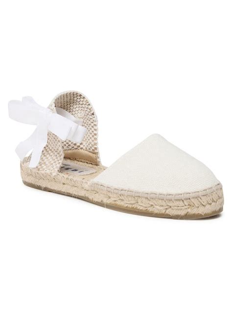 Espadrilles Manebi Flat Valenciana O 4 0 P0 Fehér ecipo hu