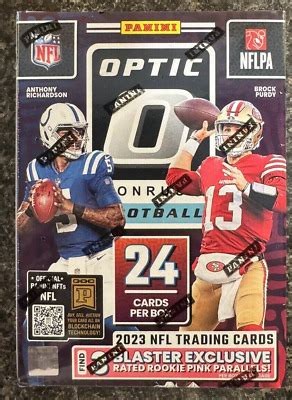 NEW 2023 Panini NFL Donruss Optics Football Trading Card Blaster Box