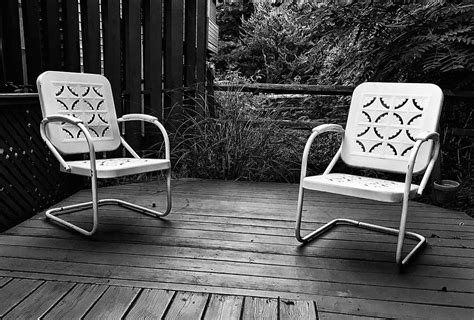 Two Empty Chairs These Chairs Remind Me Of Summer Nights L Flickr