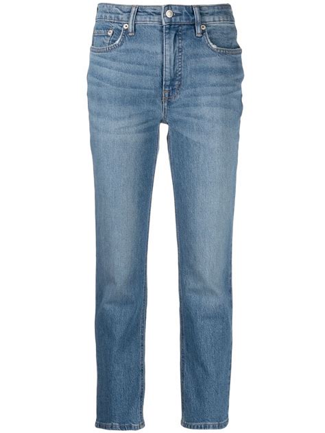 Lauren Ralph Lauren Mid Rise Straight Leg Jeans Farfetch