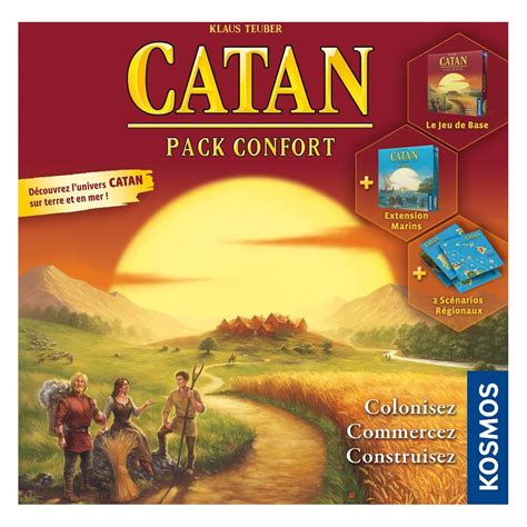 Catan Pack Confort Jeux De Soci T Kosmos