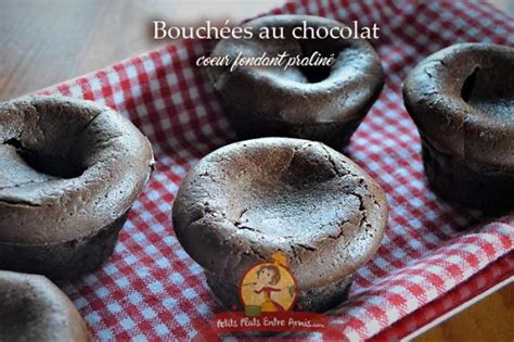 Bouch Es Au Chocolat Coeur Fondant Pralin Petits Plats Entre Amis