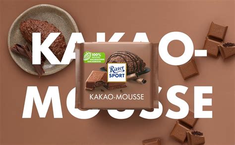 Ritter Sport Kakao Mousse G Alpen Vollmilchschokolade Gef Llt Mit