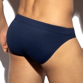 Bath Bikini Pique Navy Swim Briefs For Man Brand ES Collection F