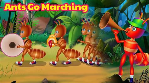 The Ants Go Marching Animated Nursery Rhymes And Songs For Children