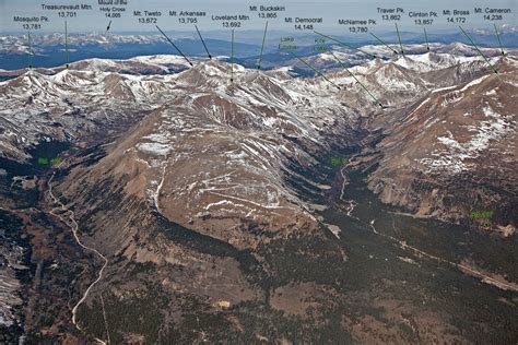 Mosquito Range Aerial Views