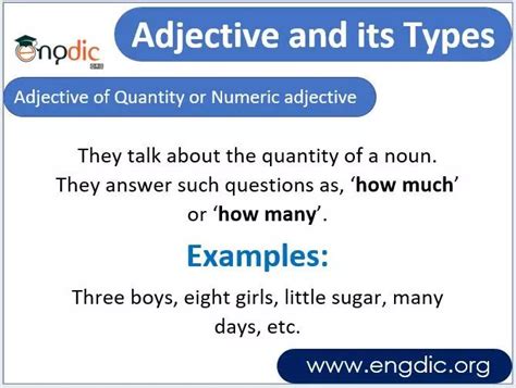 Adjectives And Its Types In English Grammar Engdic Adjectives