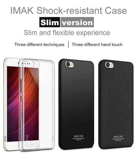 Redmi Note 5A Case IMAK Shock Resistant Super Slim Soft Phone Cases For