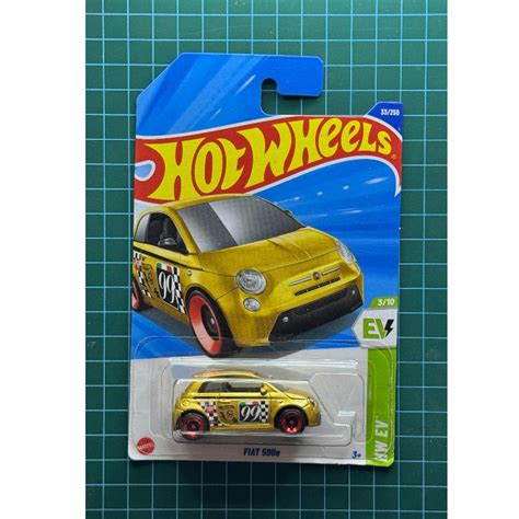 Jual HOT WHEELS FIAT 500E REGULAR GOLD NEW 2025 HW EV Shopee Indonesia