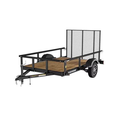 Karavan 6.8 ft. x 13 ft. Elite Steel Utility Trailer, 1,856 lb. Max ...