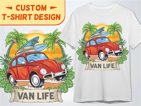 Van Life Custom T Shirt Design By Hamida Begum On Dribbble