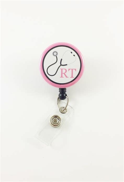 Respiratory Therapist Badge Reel Retractable ID Badge Medical