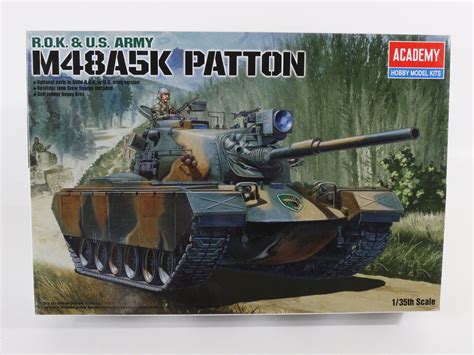 M48a5k Patton R.O.K. US Army Tank Military Kit Academy 1:35 1355 Ta962 ...