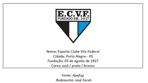 Clubes Do Rio Grande Do Sul Esporte Clube Vila Federal Porto Alegre