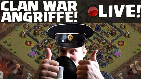 Cw Live Angriffe Clash Of Clans Let S Play Coc [deutsch German Hd] Youtube