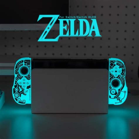 Glow In The Dark Zelda Switch OLED Cover Fluorescent Legend Of Zelda ...