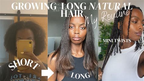 My Natural Hair Care Routine How To Grow Long Hair Length Retention Tips Simple Easy Wash