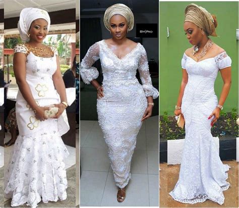 White Aso Ebi Styles That You Will Love Afrocosmopolitan Lace White