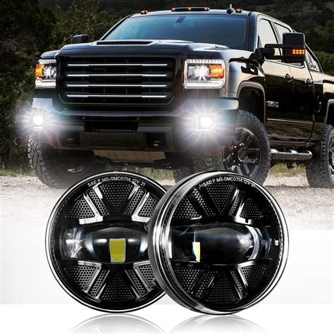 Auxbeam Luces Antiniebla LED De Repuesto Para GMC Sierra 1500 2007