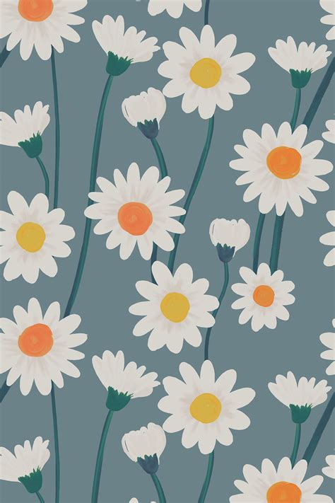 Daisy Field Removable or Traditional Wallpaper – La Grand Classique