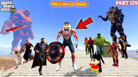 Multiverse Ghost Shin Chan Become Captain America Can Thor Save In Gta