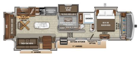 10 Amazing 5th Wheel Bunkhouse Floor Plans Team Camping