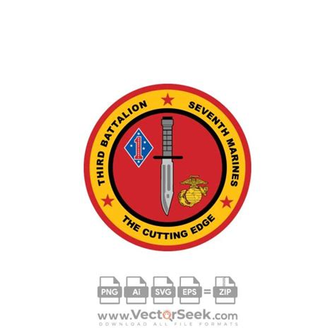 3rd Battalion 7th Marine Regiment Usmc Logo Vector Ai Png Svg