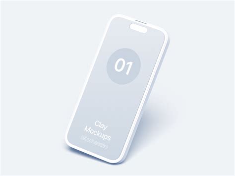 Iphone 14 Pro Clay Mockups Scene 06 Figma Sketch Photoshop