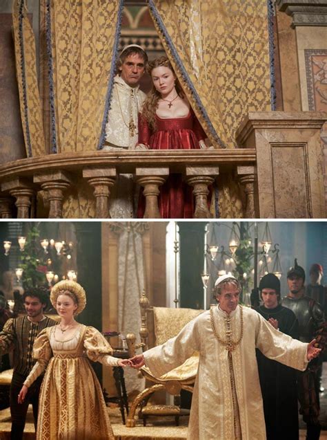 The Borgias Jeremy Irons As Rodrigo Borgia And Holliday Grainger As