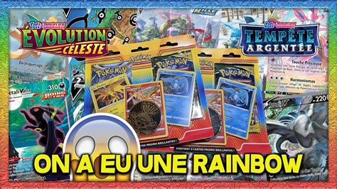 OUVERTURE POKÉMON ON A EU UNE RAINBOW DUOPACK EB07 EVOLUTION