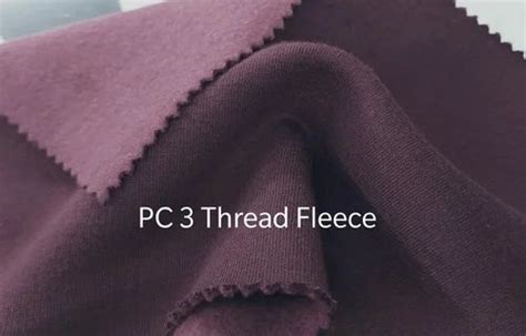 Poly Cotton Three Thread Pc Fleece Fabric Gsm At Rs Kg In