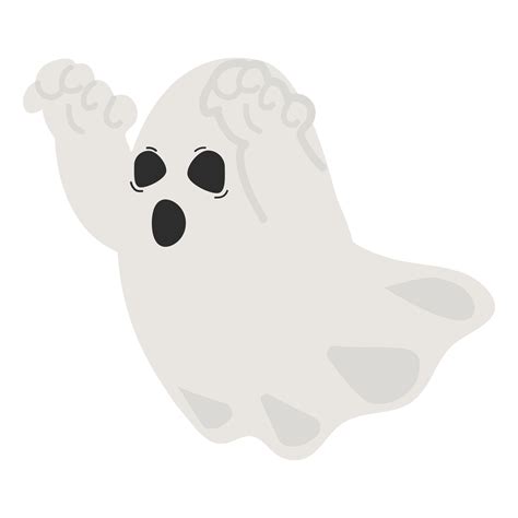 Scary halloween ghost cartoon doodle 29736969 Vector Art at Vecteezy