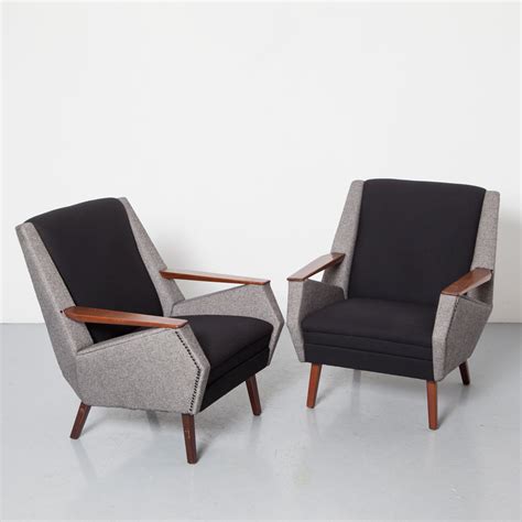 Angular Dutch Armchair New Upholstery Neef Louis Design Amsterdam