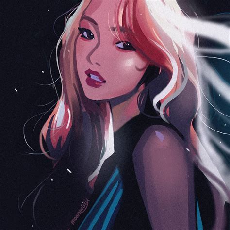 190407 Fanart Of Rosé From Kill This Love M V By Moonmistix Ig