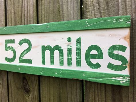 Personalized University Town Name Mile Marker Signcustom Etsy