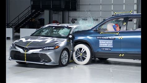 Toyota Camry New Tougher Side Impact Crash Test By Iihs Youtube