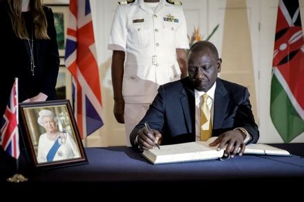 Kenyas New President William Ruto Signs Editorial Stock Photo Stock