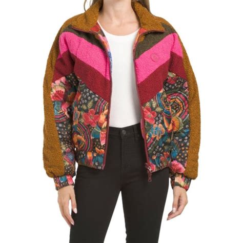 Farm Rio Jackets Coats Farm Rio Toucanfly Reversible Puffer