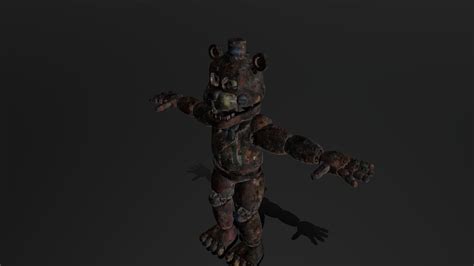 Burned Carnie Fnaf Hw2 Download Free 3d Model By Ultmateslayer