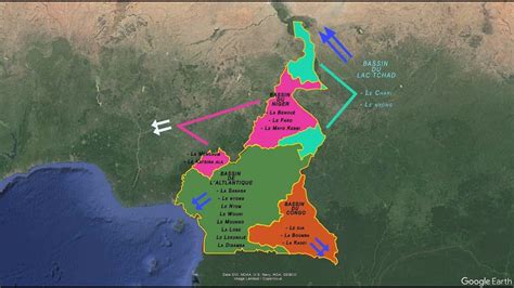 Hydrographie du Cameroun Ses Rivières fleuves lacs et centrales