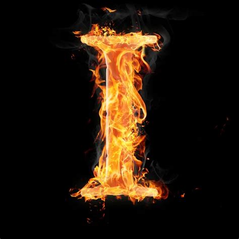 Orange Letter I