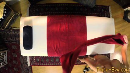 Busty Blonde Rides Masseurs Dick