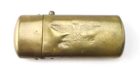 Civil War Era Patriotic Match Safe Civil War Artifacts For Sale In