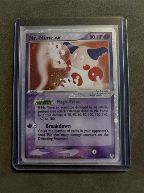 Pok Mon Tcg Ultra Holo Mr Mime Ex Fire Red Green Leaf Mint Rare