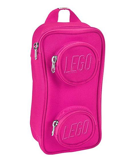 Take A Look At This Pink LEGO Brick Pouch Today Pink Lunch Bag