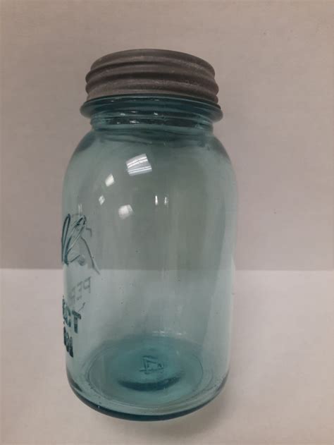 Rare 1923 1933 4 Blue Ball Perfect Mason Jar Etsy