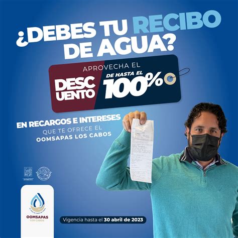 Debes Tu Recibo De Agua Tienes Hasta El 30 De Abril Para Aprovechar